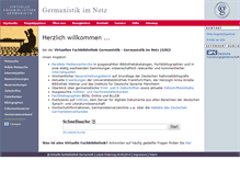Tablet Screenshot of germanistik-im-netz.de